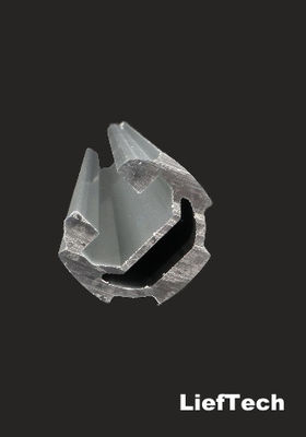 ضخامت 1.7mm لوله آلومینیوم آنودیزه با شکاف ISO9001
