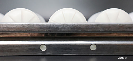 حمل و نقل 60mm Placon Roller Track 4 متر طول استاندارد با چرخ نایلون بزرگ